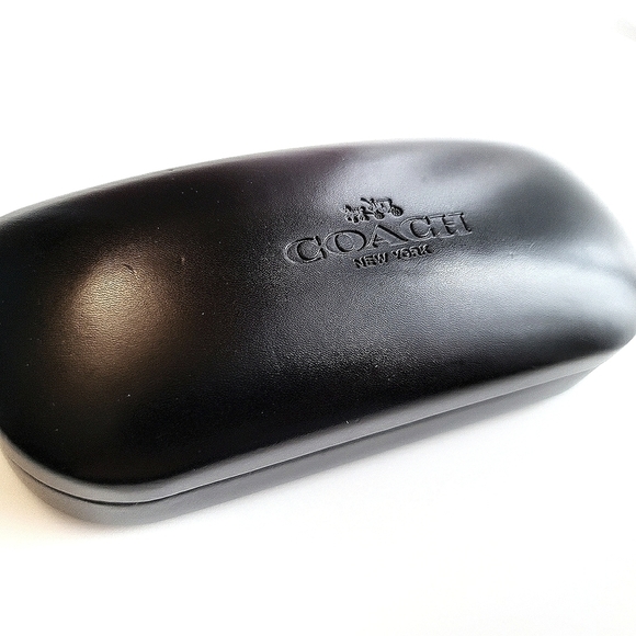 COACH Black Sun Glass Case - Picture 1 of 6